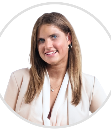 Hannah Squire White with grey frame wider crop